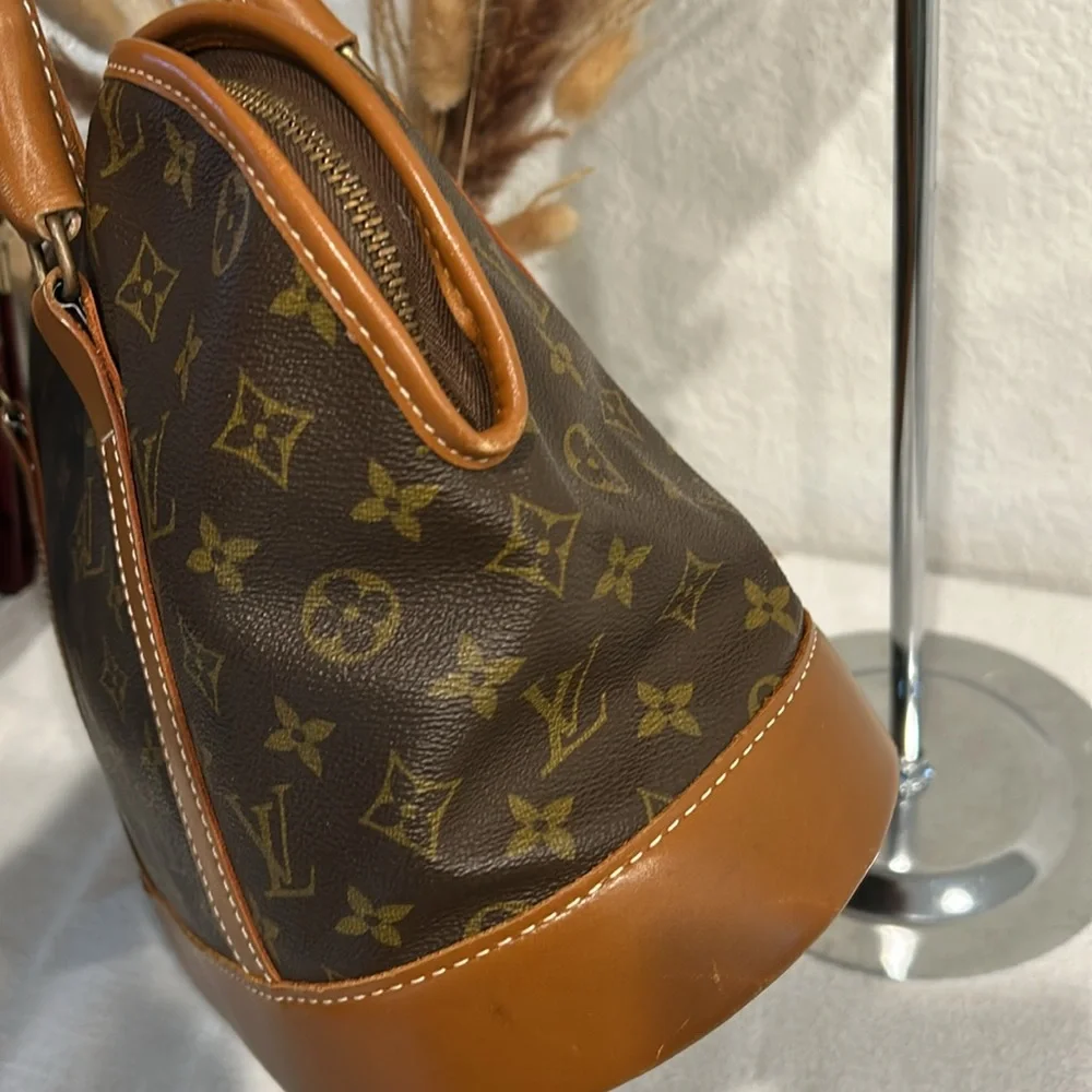 Louis Vuitton Monogram Pet Carrier with Cognac Trim